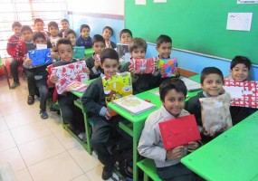 La collecte de jouets dans les écoles.